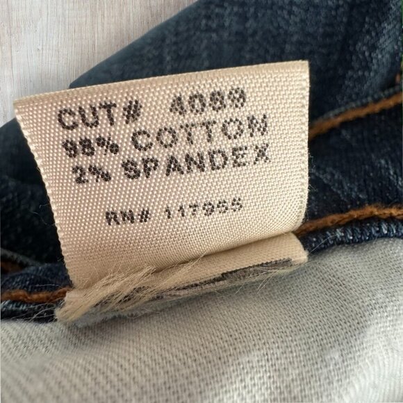 J BRAND The Straight Leg Mid Rise Dark Vintage 805C012 Stretch Denim Jeans 29 - Picture 7 of 7